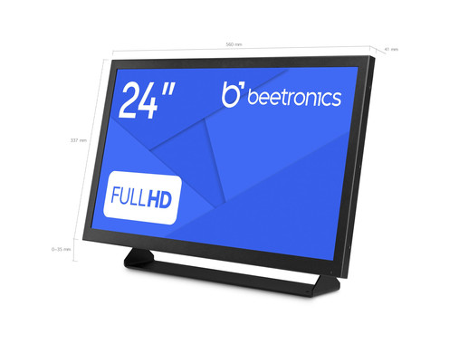 24 inch monitor, Full HD, Wall-, Flush mounting | Beetronics